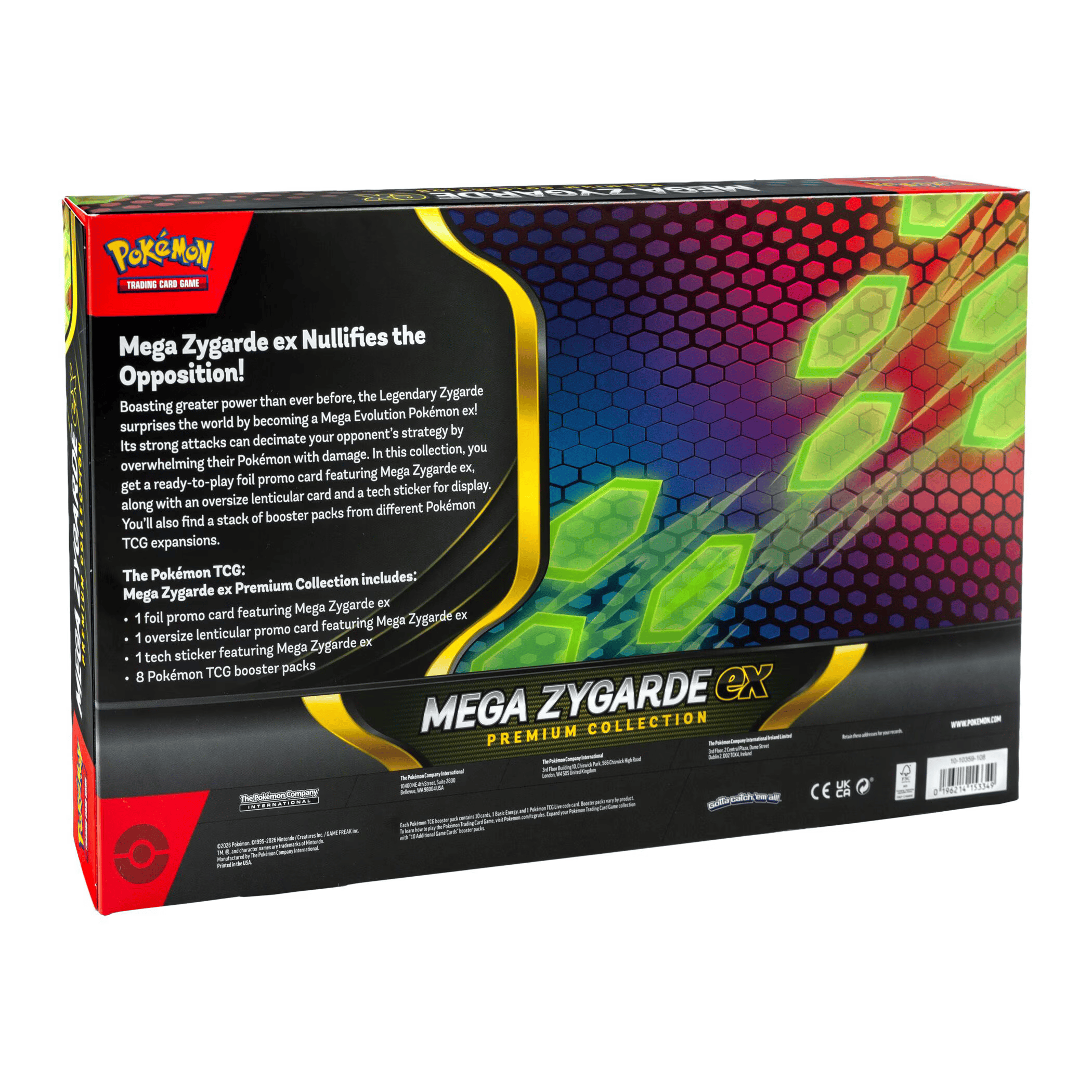 Pokemon TCG: Mega Zygarde EX Premium Collection Box