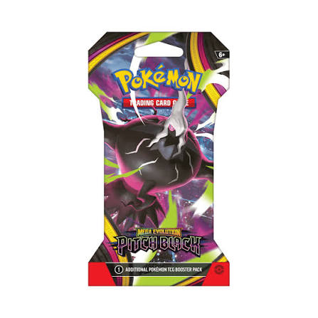 Pokémon TCG: Mega Evolution – Pitch Black Sleeved Booster Pack