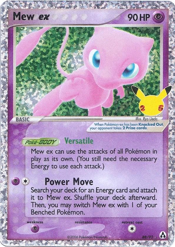 Mew ex - Celebrations Classic Collection 88/92