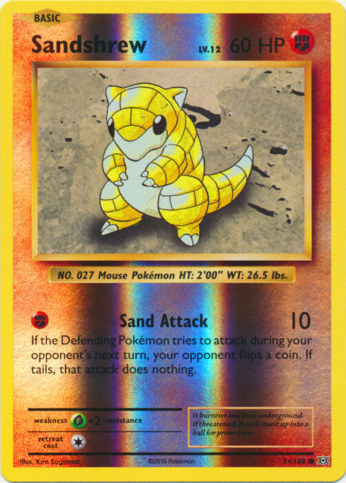 Sandshrew - Evolutions Common 54/108