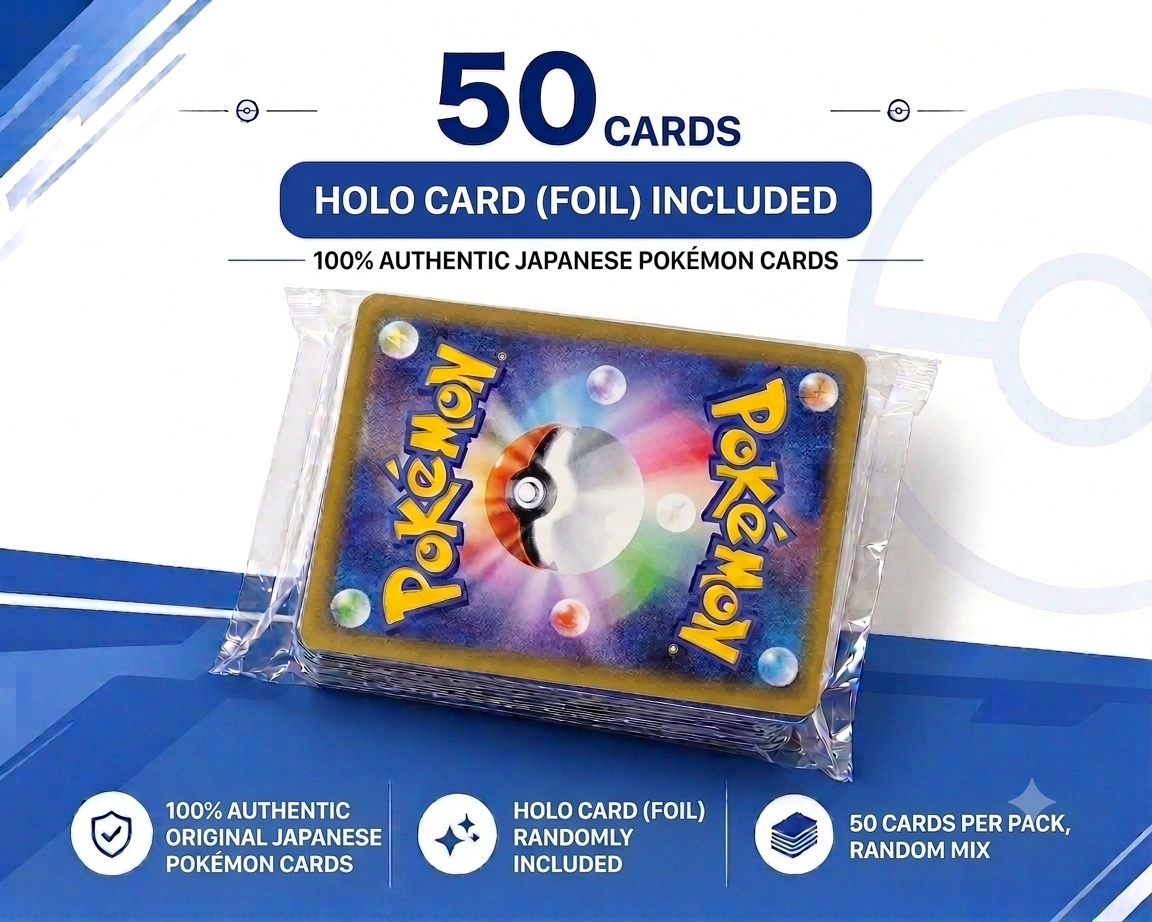 Japanese Bulk - Assorted Pokemon Cards (with Holos)