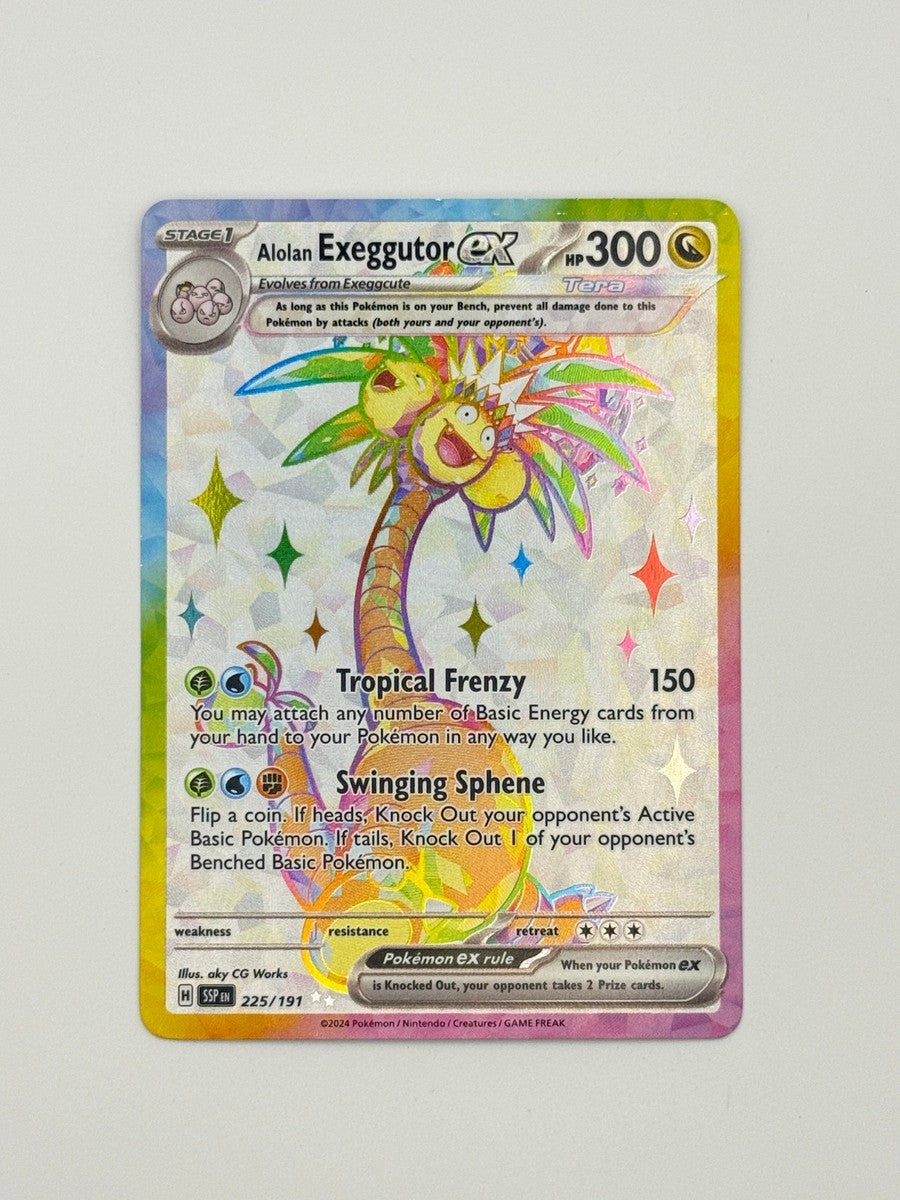 Alolan Exeggutor ex - Surging Sparks Ultra Rare 225/191