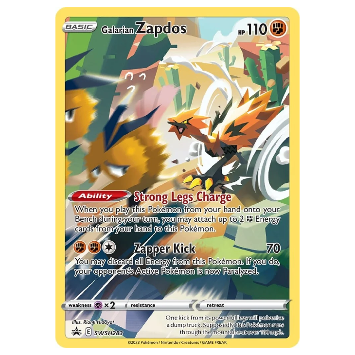 Galarian Zapdos - Sword and Shield Promo SWSH283