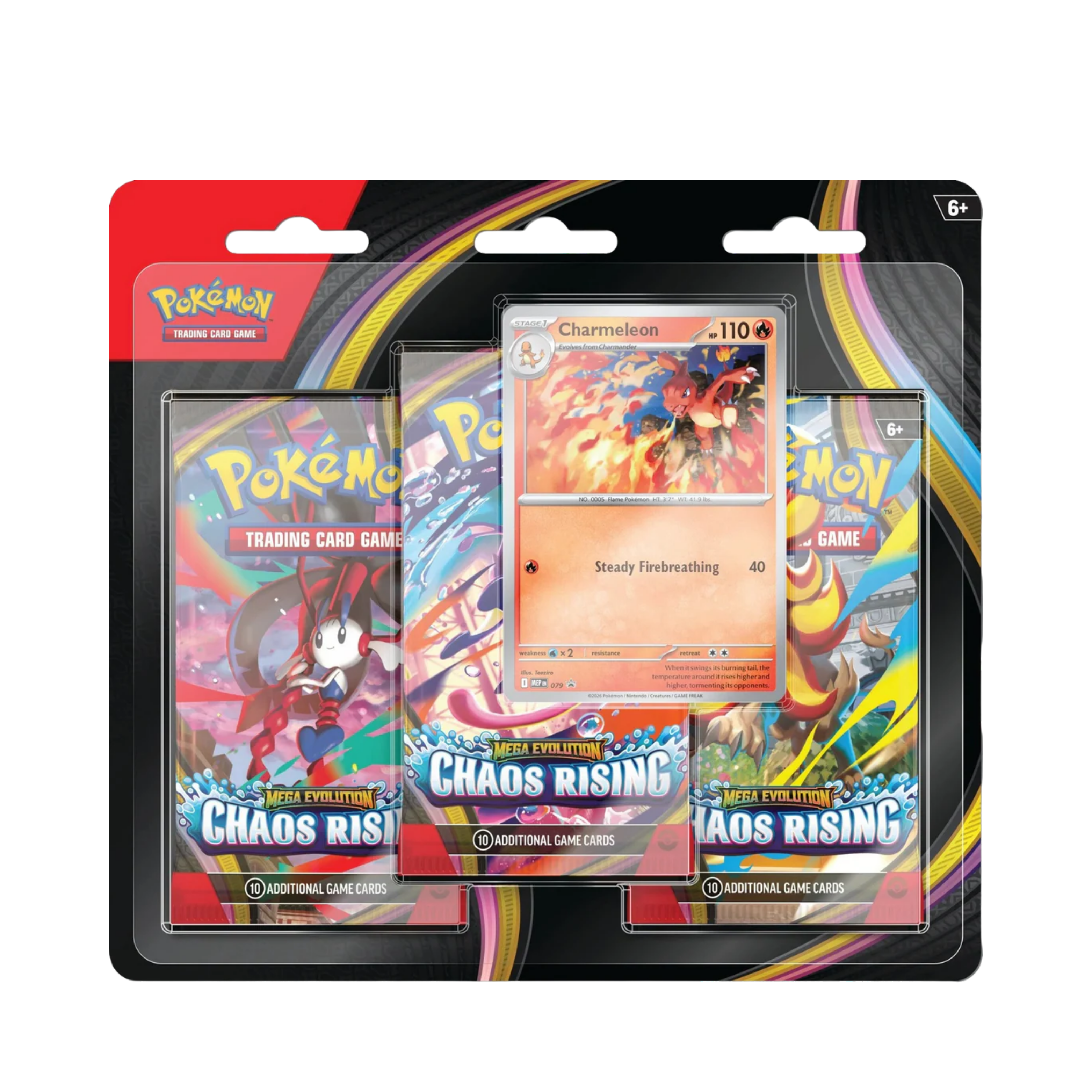 Pokémon English - Chaos Rising 3-Pack Blister - Random