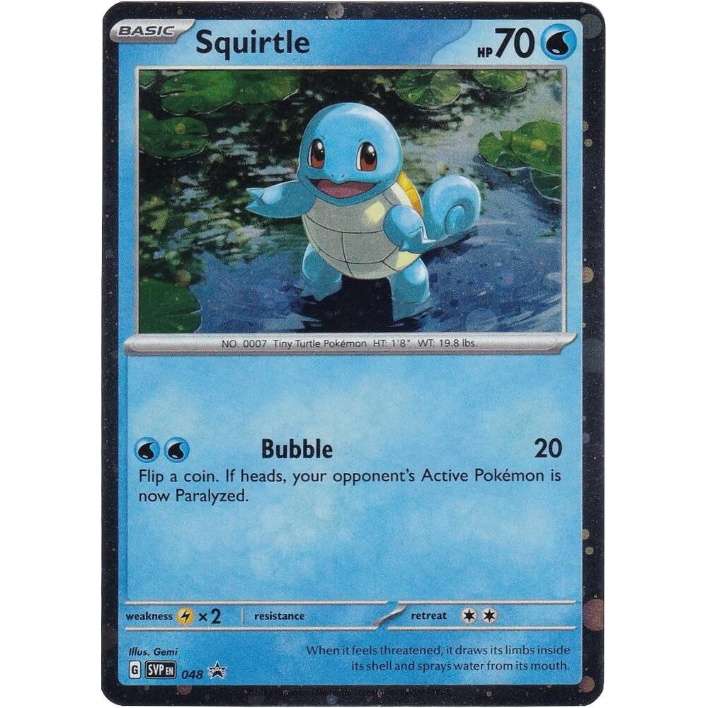 Squirtle Cosmos Holo - Scarlet and Violet Promo 048