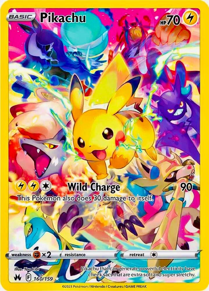 Pikachu - Crown Zenith Secret Rare 160/159
