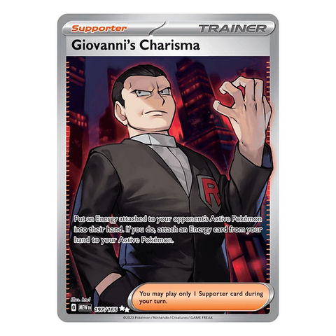 Giovanni's Charisma - SV 151 Ultra Rare