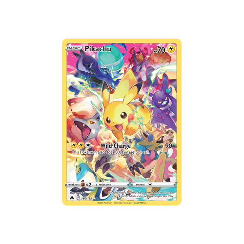 Pikachu - Crown Zenith Secret Rare 160/159