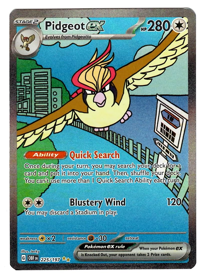 Pidgeot ex - Obsidian Flames Special Illustration Rare