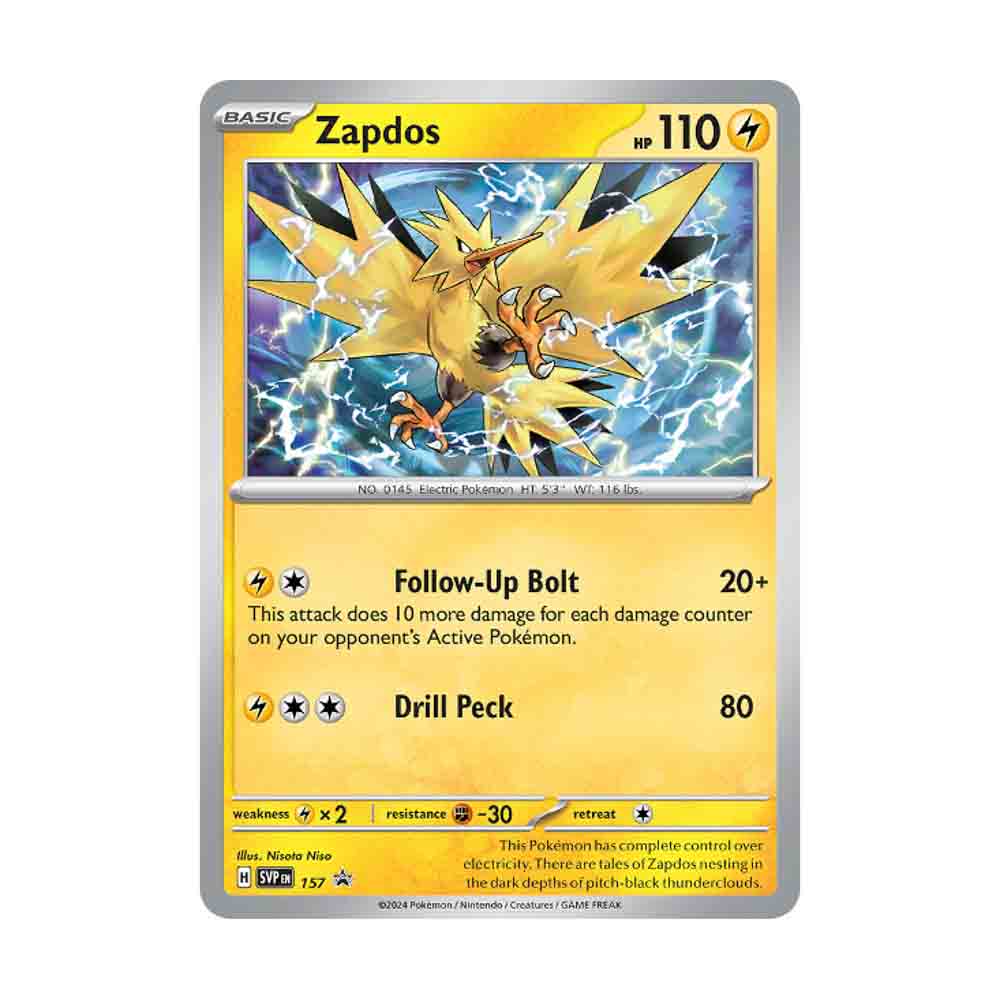 Zapdos - Scarlet and Violet Promo 157