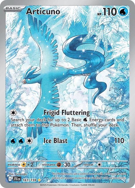 Articuno - Journey Together Illustration Rare 161/159