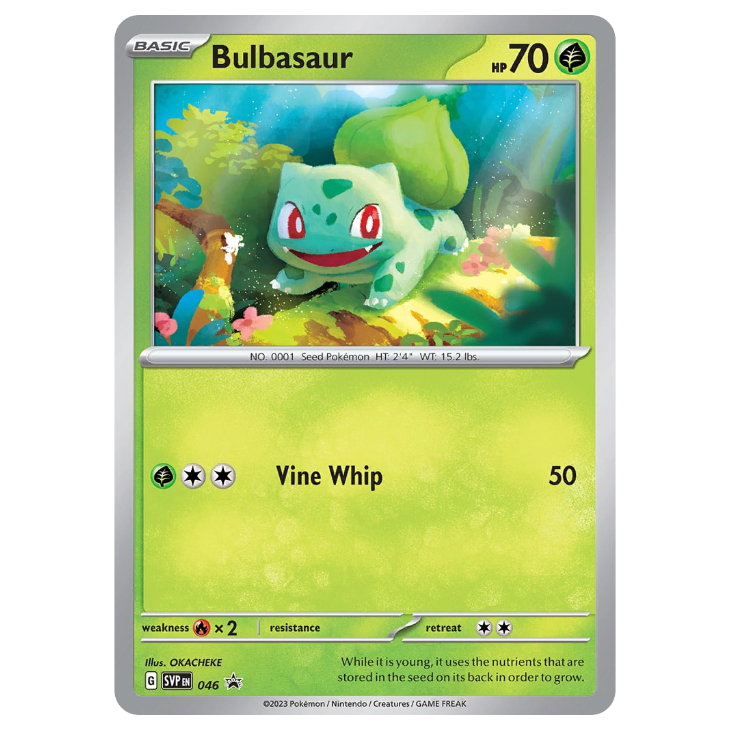 Bulbasaur Cosmos Holo - Scarlet and Violet Promo 046