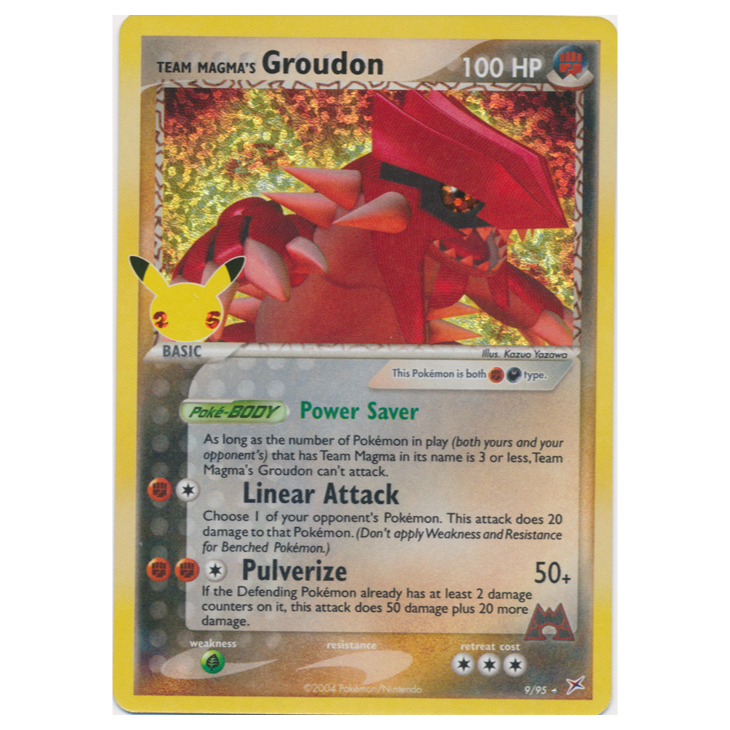 Team Magma's Groudon - Celebrations Classic Collection 9/95