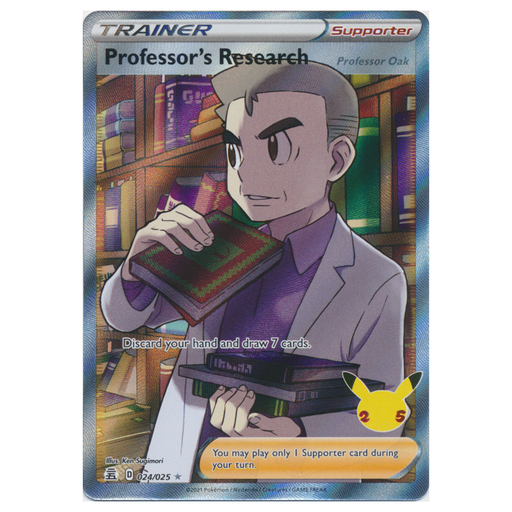 Professor's Research Full Art - Celebrations Ultra Rare 024/025